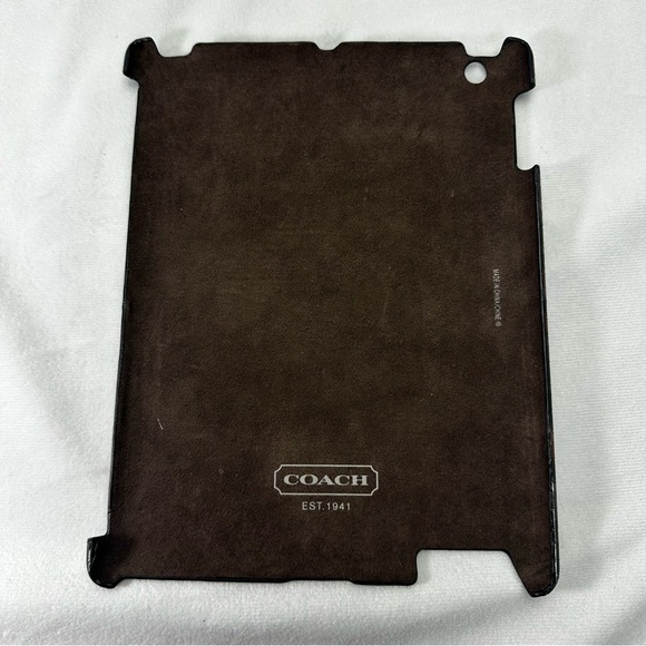 Coach IPad Camo Hard Case Modern Textured Luxury Collection Protection Signature - Picture 2 of 7
